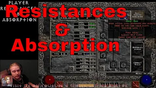 Diablo II Resurrected - Player Resistances & Absorption