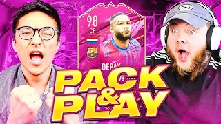 Can't say his name or Twitter will ban me. FIFA 21 FUTTIES Pack & Play w/@KIRBZ63