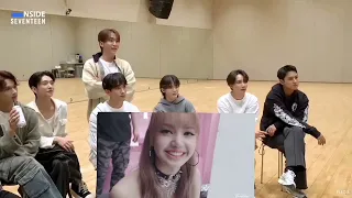 "Seventeen Reaction to Lisa's Irresistible Smiles: A Fanmade Compilation"