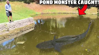 I Finally CAUGHT The POND MONSTER! (My Biggest Fish Ever)