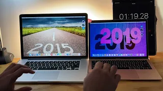 2019 Macbook air 13" i5 vs 2015 Macbook Pro 15" i7 performance Comparison