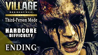 RESIDENT EVIL 8 VILLAGE - 3rd Person | Kill Miranda & Rescue Rose - HARDCORE Gameplay Part 8 ENDING