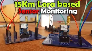 Reyax rylr890/rylr896 LoRa based Sensor monitoring using Arduino