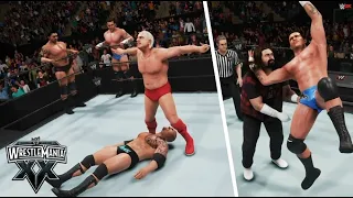 WWE 2K SIMULATION: Evolution vs The Rock 'n' Sock Connection | Wrestlemania 20 Highlights