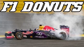 Red Bull RB9 F1 show - Burnouts & Pure V8 sounds (Max Verstappen)