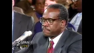 C SPAN LIVE:  Judge Clarence Thomas Confirmation Hearings - 1991 (Part 1)