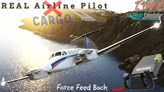 Force Feedback | King Air 350i | FreightDawg | The way its MEANT to be | REAL Pilot | #msfs2020