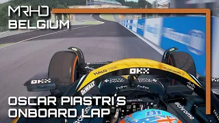 Assetto Corsa F1 2023 Oscar Piastri’s Belgian Onboard Lap