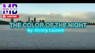 THE COLOR OF THE NIGHT KARAOKE BY CHRISTY LAURENT