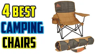 ✅ Top 4 Best Camping Chairs Review in 2023 - The Best Comfortable Camping Chair 2023 - Camping Gear