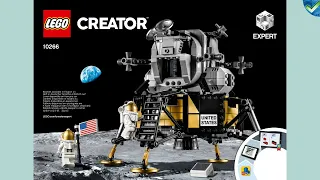 10266 NASA Apollo 11 Lunar Lander LEGO Creator Expert Manual at the Brickmanuals Instruction Archive