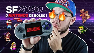 MAIS BARATO IMPOSSÍVEL! SF2000 O NINTENDO DE BOLSO QUE VOCÊ QUERIA