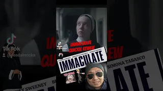 Immaculate Quickie Review #immaculate #horror #trending #streaming #fyp #moviereviews #nun #evil