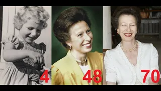 Princess Anne from 0 to 71 years old