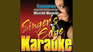 Lazarus (Originally Performed by David Bowie) (Instrumental)