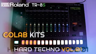ROLAND TR-8S TECHNO - GOLAB Kits for TR-8S - Hard Techno Vol.01