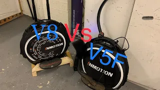 InMotion V8 versus V5F EUC