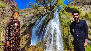 a Trip to Atashgah Waterfalls: an attraction of the region: Nomads of Iran