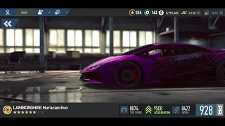 NFS No Limits | Lamborghini Huracan Evo | Stage 6 Maxed