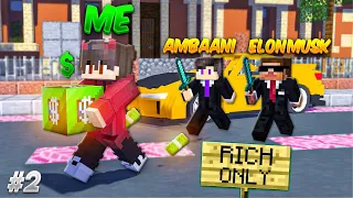 I Hacked into a 'MILLIONAIRE ONLY' Minecraft Server!