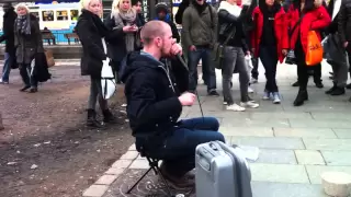 Dave Crowe Beatbox in Sweden Gothenburg Streets Part 1