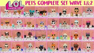 LOL Surprise Pets Series 3 Wave 1 and Wave 2 Complete set, All Gold Balls found!!