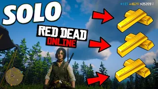 DO THIS NOW! SOLO DOUBLE GOLD, MONEY, XP IN RED DEAD ONLINE! (RED DEAD REDEMPTION 2)