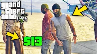 ТРЕВОР СТАЛ БОМЖОМ?! КАК ВЫЖИТЬ НА 13 ДОЛЛАРОВ?!  - GTA 5 РЕАЛЬНАЯ ЖИЗНЬ ТРЕВОРА БОМЖА - ⚡ГАРВИН