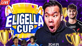 ELIGELLA CUP 1 VS. 1 CONTENT CREATOR CUP 🥶🔥 + MAL SCHAUEN 😵 FIFA 22 SUPER LATENIGHT LIVESTREAM