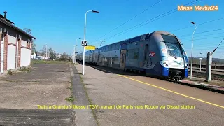 TGV ARRIVAL AT OISSEL STATION - NORMANDIE