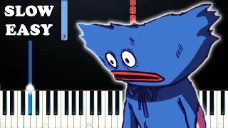 I'm not a monster - Poppy Playtime Meme (Animation)(SLOW EASY PIANO TUTORIAL)