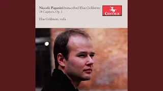 24 Caprices, Op. 1, MS 25 (Arr. E. Goldstein for Viola) : No. 15 in E Minor. Posato