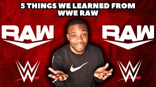 5 Things we learned from WWE Raw April 22, 2024...