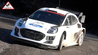 Test Day 3 Ott Tänak | Ford Puma Rally1 | Pre Rallye Monte-Carlo 2023 [Passats de canto]