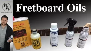 Fretboard Oil Comparison and Test