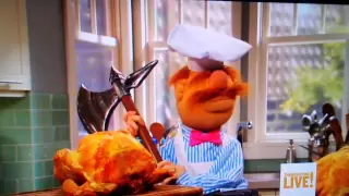 The Muppets Swedish Chef on Thanksgiving Live on Food Network