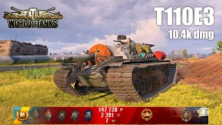 T110E3, 10.4K Damage, 7 Kills, Berlin - World of Tanks