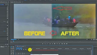 Before & After(wipe)effect /Scrolling side by side color grading video in Premiere Pro.