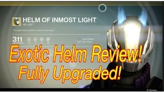 Destiny: Titan, 'Helm of Inmost Light' EXOTIC Helmet/Armour REVIEW!