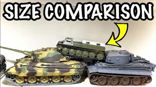 ARE THEY LYING? 1/16 SCALE SIZE COMPARISON