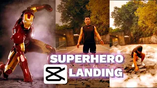 Superhero Landing Vfx Edit Using CAPCUT | Visual Effect | VFX Edit