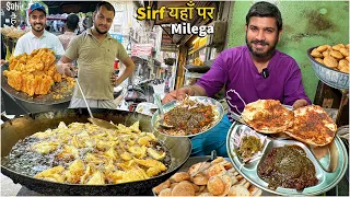 30/- Punjabi Street Food ka Desi ILLUMINATI Nashta | Street Food India