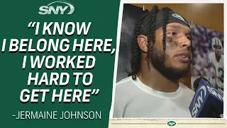 Jeane Coakley goes 1-on-1 with rookie Jermaine Johnson  | Jets Post Game | SNY