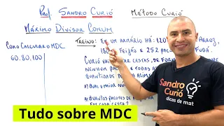 RÁPIDO E FÁCIL | MÁXIMO DIVISOR COMUM | MDC