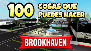 🏡100 Cosas que Puedes Hacer o Quizás Hayas Hecho en Brookhaven rp Roblox 🤑