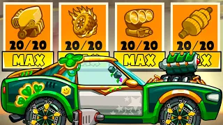 I HAVE IMPROVED MASLCAR TO THE LIMIT! BUT IT DIDN'T HELP ME! Hill Climb Racing 2