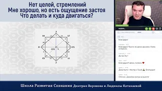 Нет целей, стремлений. Мне хорошо, но есть ощущение застоя. Что делать и куда двигаться? Практика.