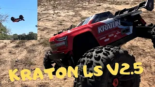 New V2.5 Kraton With Center Diff First Bash And First Issues!!