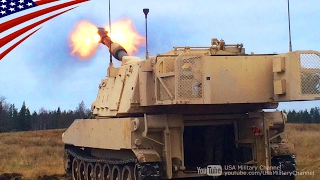 自走砲の｢新型砲身｣発射テスト・M109A6 パラディン 155mm自走榴弾砲