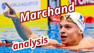 ANALYSIS of his 4 STROKES : Léon MARCHAND, 400 IM World Record Holder